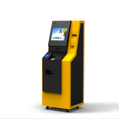 Drukarka samoobsługowa z ekranem dotykowym NCR Terminal maszynowy Kiosk Wolnostojący krypto bankomat