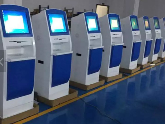 samoobsługowy bankomat reporter drukarka obrotowy ekran dotykowy kiosk płatności na zewnątrz