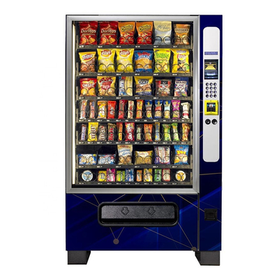 Samoobsługowy kiosk z ekranem dotykowym o dużej pojemności automat z cukierkami i przekąskami