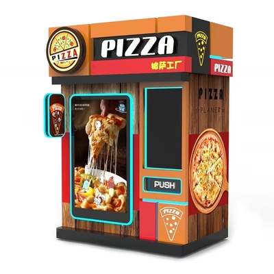 Samoobsługowy kiosk z ekranem dotykowym Pizza Gotowanie gorące jedzenie Automatyczny inteligentny automat vendingowy