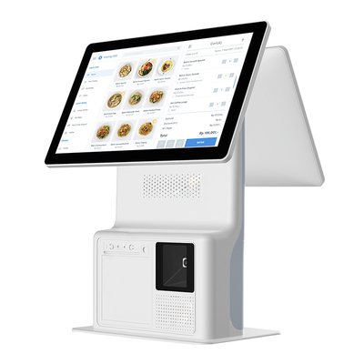 Mini podwójny ekran dotykowy Self Service Ordering Machine Ticket POS Kiosk