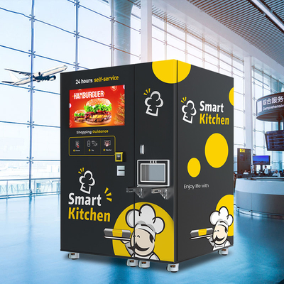 Hot and Cold Fresh Meal Hamburger Vending Machine Automatyczny stojak podłogowy