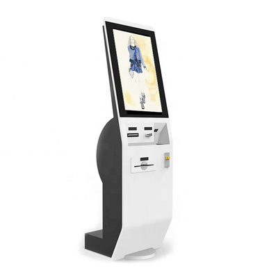 22-calowy ekran dotykowy Self Payment Kiosk Cash and Coin Akceptor Machine