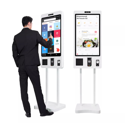 21,5-calowy automat kasowy POS Samoobsługowy kiosk do zamawiania płatności dla KFC