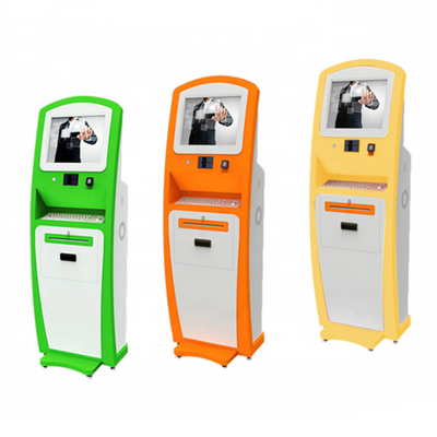 Automatyczny automat do sprzedaży biletów Gotówka Czytnik kart kredytowych Kiosk Maszyna do użytku w pomieszczeniach