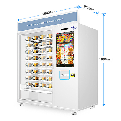 22-calowy ekran dotykowy automat do mrożonej żywności na zewnątrz 120W