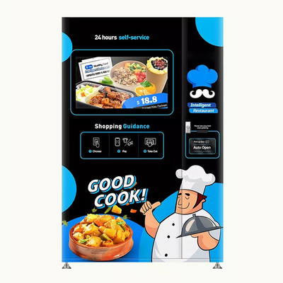 Hot Food Hamburger Sandwich Vending Machine Kiosk Automatyczny z ekranem dotykowym