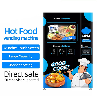 Hot Food Hamburger Sandwich Vending Machine Kiosk Automatyczny z ekranem dotykowym