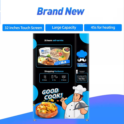 Hot Food Hamburger Sandwich Vending Machine Kiosk Automatyczny z ekranem dotykowym