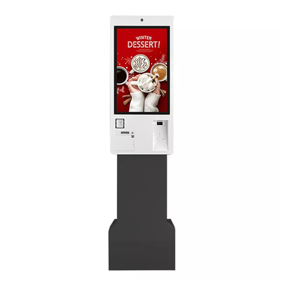 Stand Alone Self Order Ticket Kiosk Machine Service Płatności drukarki biletów panel pc