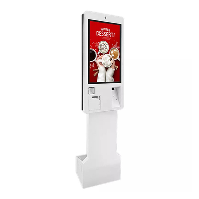 Stand Alone Self Order Ticket Kiosk Machine Service Płatności drukarki biletów panel pc