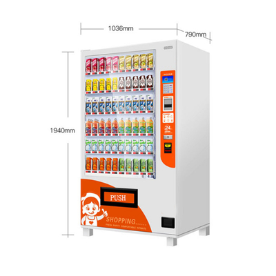 22-calowy kiosk z automatami do napojów lodowych 540 jednostek