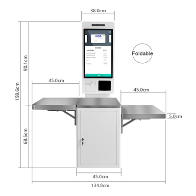 Self Service Check Out Kiosk Payment POS Machine dla supermarketu