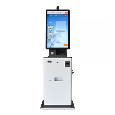 32-calowy kiosk z akceptacją gotówki na opłaty za studia Sim Card ID Card Reader Machine