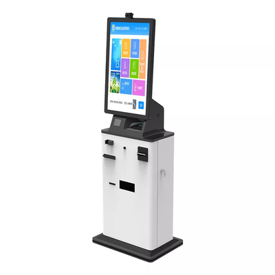 32-calowy kiosk z akceptacją gotówki na opłaty za studia Sim Card ID Card Reader Machine