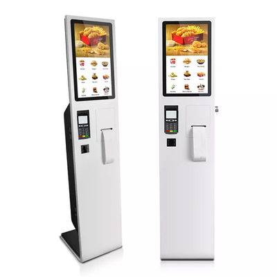22-calowy ekran dotykowy Samozamawiający bezgotówkowy kiosk płatniczy dla restauracji