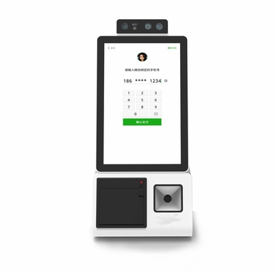 Samoobsługa Zamówienie Płatność Kiosk Maszyna Ips Lcd Samodzielne zamówienie Tablet Kiosk 10,1 cala