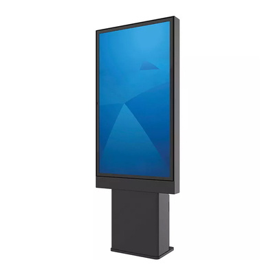 Stojący wodoodporny 55-calowy kiosk z ekranem dotykowym do reklamy
