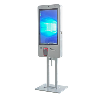 Inteligentny kiosk do samodzielnego zamawiania dla Fastfood Restaurant Bill QR Scanner Payment Kiosk