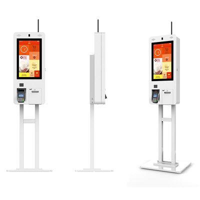 Inteligentny kiosk do samodzielnego zamawiania dla Fastfood Restaurant Bill QR Scanner Payment Kiosk