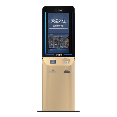 Kiosk samoobsługowy dla hotelowych check-in / check-out OR Restauracja zamówienie jedzenia wygodna maszyna