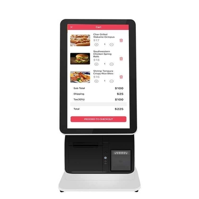 Samoobsługowy samoobsługowy kiosk z ekranem dotykowym, niezależny kiosk samoobsługowy z płatnością za rachunki