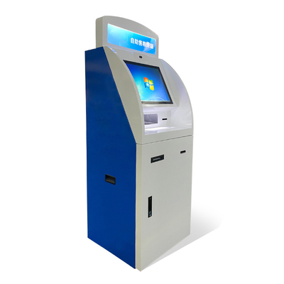 Gorąca sprzedaż z ekranem dotykowym Samoobsługowy bankomat A4 Drukarka raportów Samoobsługowy kiosk z bankomatem