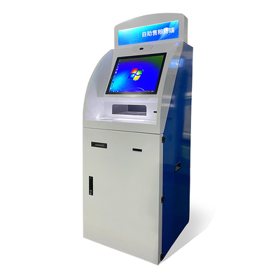 Gorąca sprzedaż z ekranem dotykowym Samoobsługowy bankomat A4 Drukarka raportów Samoobsługowy kiosk z bankomatem