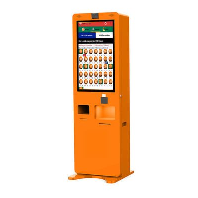 dotykowy kiosk do samodzielnego zamawiania z automatem biletowym do restauracji?