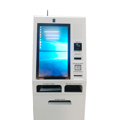 Stojący podłogowy 19-calowy samoobsługowy kiosk A4 do drukowania ze skanerem dokumentów