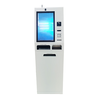 Stojący podłogowy 19-calowy samoobsługowy kiosk A4 do drukowania ze skanerem dokumentów