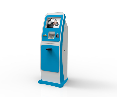 Podłogowy stojący ekran dotykowy Samoobsługowy kiosk Odprawa płatności