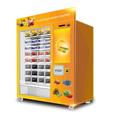 Niestandardowy kiosk z automatami do sprzedaży napojów spożywczych