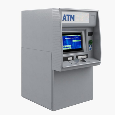Niestandardowy kolorowy bankomat z 15-calowym wyświetlaczem wielodotykowym LCD