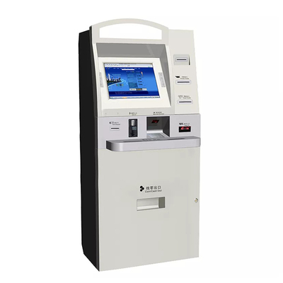 Kiosk samoobsługowy w kawiarni z czytnikiem NFC w aparacie