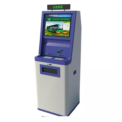 Kiosk samoobsługowy w kawiarni z czytnikiem NFC w aparacie