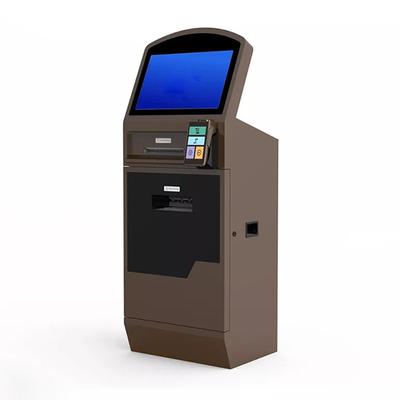 Odcisk palca samoobsługowy bankomat maszyna do wpłat gotówkowych maszyna do liczenia pieniędzy kiosk automatyczny kasjer