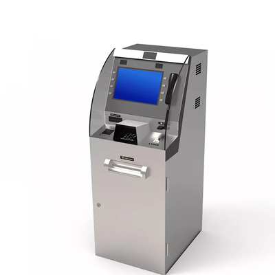 Odcisk palca samoobsługowy bankomat maszyna do wpłat gotówkowych maszyna do liczenia pieniędzy kiosk automatyczny kasjer