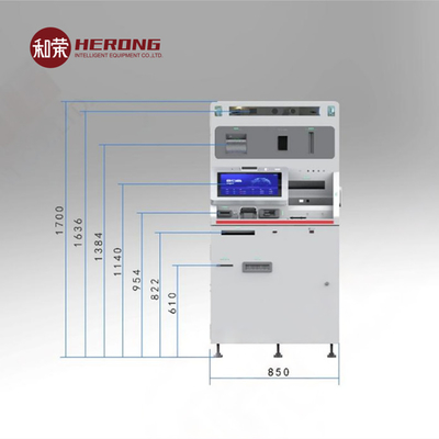 850 mm szerokość Smart Teller Machine Lobby STM 19 Inch Financial Equipment