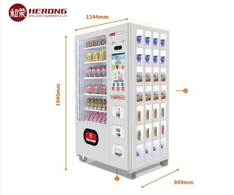Instant Noodles Drink Self Vending Kiosk Bezgotówkowa płatność