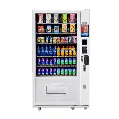 Automatyka do sprzedaży produktów spożywczych 24 godziny na dobę w trybie internetowym Kiosk przenośnikowy zasilany prądem