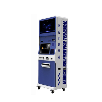 128G Double Screen Hospitality Self Service Kiosk POS z drukowaniem dokumentów A4