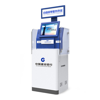 Inteligentny kiosk samoobsługowy Maszyna z podwójnym ekranem dotykowym Bilety do loterii