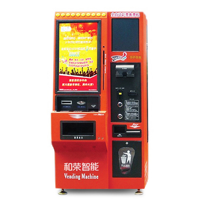 Automatyczny kiosk samoobsługowy z automatami płatniczymi z drukarką