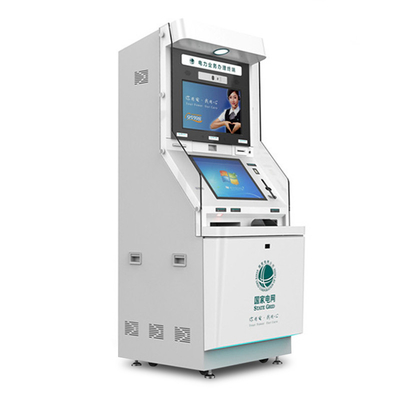 Zautomatyzowana bankomat bankowy ATM 19-calowa samoobsługowa karta bankowa z podwójnym ekranem