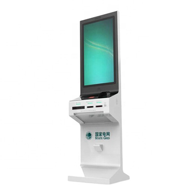 Ekran dotykowy Rządowy kiosk Totem Wyświetlacz LCD z klawiaturą i drukarką