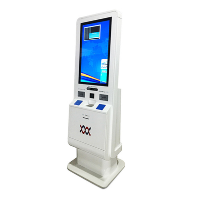 Ekran dotykowy Rządowy kiosk Totem Wyświetlacz LCD z klawiaturą i drukarką