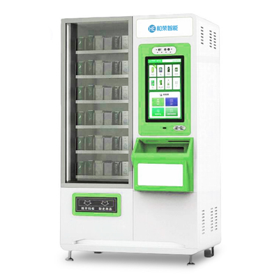 Samoobsługowy automatyczny kiosk z automatami do sprzedaży kosmetyków ze skanerem kodów QR