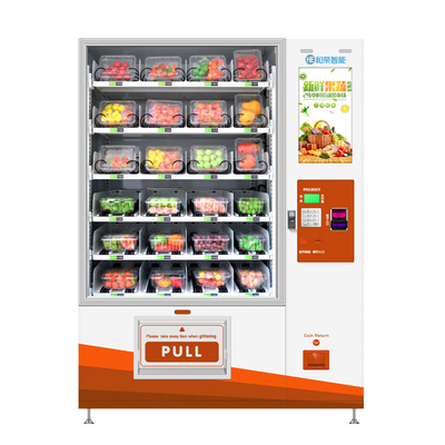 ODM Fresh Fruit Salad Food Vending Machine Kiosk z windą