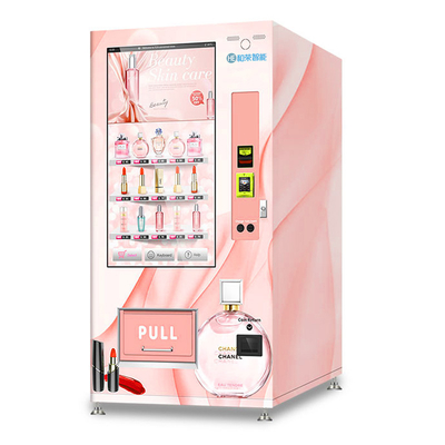 Kioski z automatem do sprzedaży szminki rysunek prezent zabawka gra perfumy makijaż kosmetyki